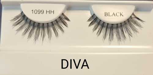 ריסים מלאכותיים דיווה DIVA משיער טבעי רב שימושי מדגם 1099HH