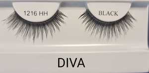 ריסים מלאכותיים דיווה DIVA משיער טבעי רב שימושי מדגם 1216HH