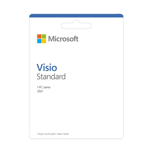 רישיון Visio Std 2021 Win All Lng PK Lic Online DwnLd C2R NR
