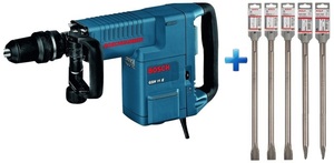 פטיש חציבה לעומס גבוה GSH 11 E כולל 5 איזמלים!
