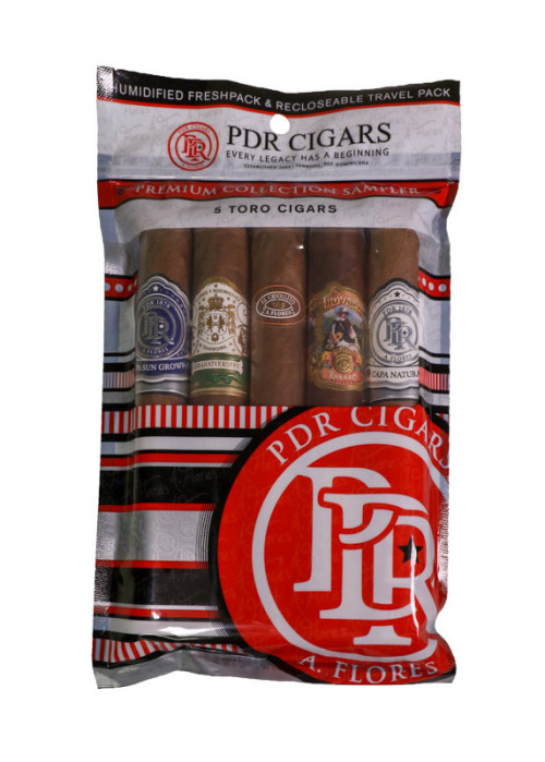 שקית לחות חמישה סיגרים PDR טורו PDR Toro Sampler 5 Pack