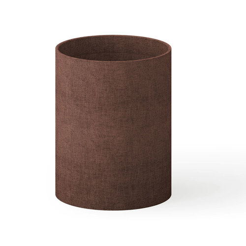 פח עגול דמוי פשתן חום STRESA-BELLAGIO Waste basket 