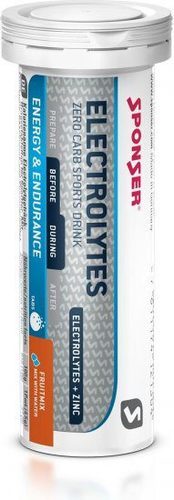 טבליות אלקטרוליטים בטעם פירות Sponser Electrolytes Fruit Mix 10 Tabs 