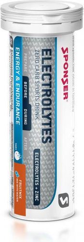 טבליות אלקטרוליטים בטעם פירות Sponser Electrolytes Fruit Mix 10 Tabs 