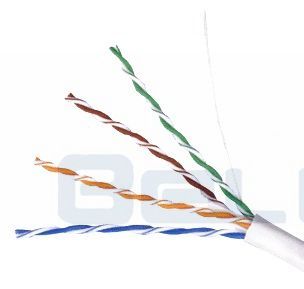 כבל רשת קשיח CAT6 מסוכך FTP באורך 100 מטר