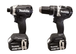 סט נטען 18V מברגת אימפקט + מברגה רוטטת + 2 סוללות MAKITA DLX2180TXB 5Ah מקיטה