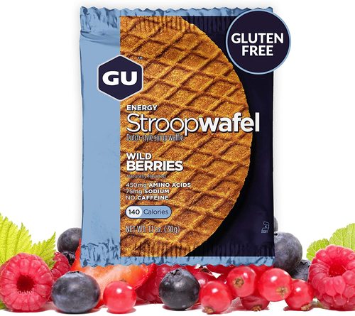 GU Stroopwafel Wild Berries Gluten Free בטעם אוכמניות