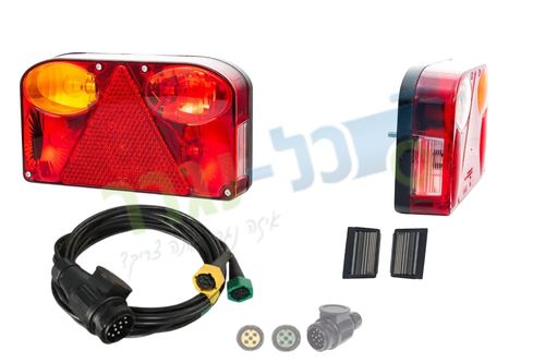 פנסים לנגרר + כבל 5-5-13 - דגם FT-088