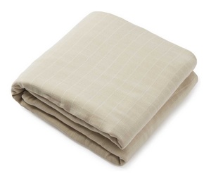 שמיכת תינוק 4 שכבות מכותנה במבוק - סנד