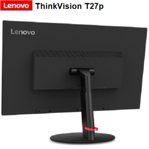 מסך 27 אינטש Lenovo ThinkVision T27p-10, רזולוציה UHD-4K, ציר Pivot, חיבורי USB-C