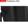 מסך 27 אינטש Lenovo ThinkVision T27p-10, רזולוציה UHD-4K, ציר Pivot, חיבורי USB-C