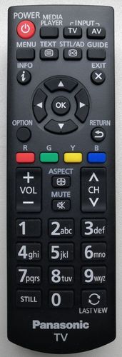 שלט תואם לטלויזיה פנסוניק PANASONIC LCD TV דגם : P818
