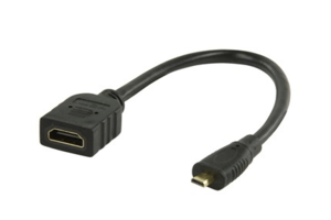 כבל מתאם HDMI נקבה למיקרו HDMI זכר
