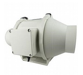 Waffa-  מפוח אינליין פלסטי "6 150מ"מ 241CFM 410m3h 60W 43db
