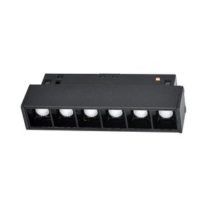 ספוט לד 6 נקודות שחור לפס צבירה מגנטי TIKTOK DOT11 5W אור חם Nisko