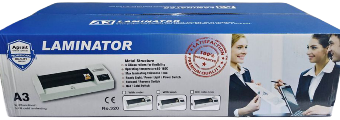 מכשיר למינציה Aprait Laminator V320 עד גודל