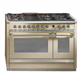 תנור אפיה משולב דו תאי 120ס"מ STEEL סדרת ASCOT דגם A12FF-6T