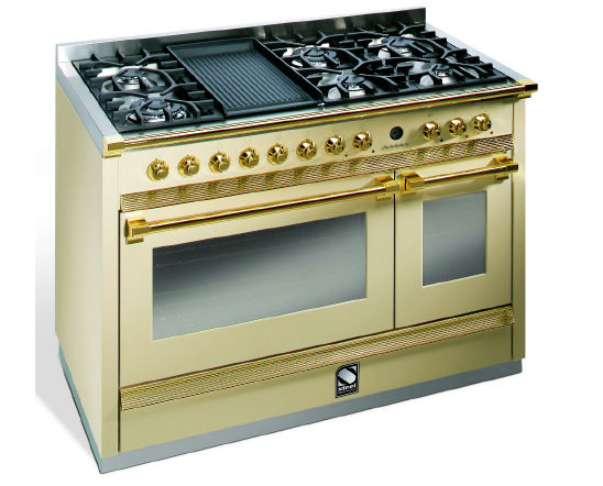 תנור אפיה משולב דו תאי 120ס"מ STEEL סדרת ASCOT דגם A12FF-6B