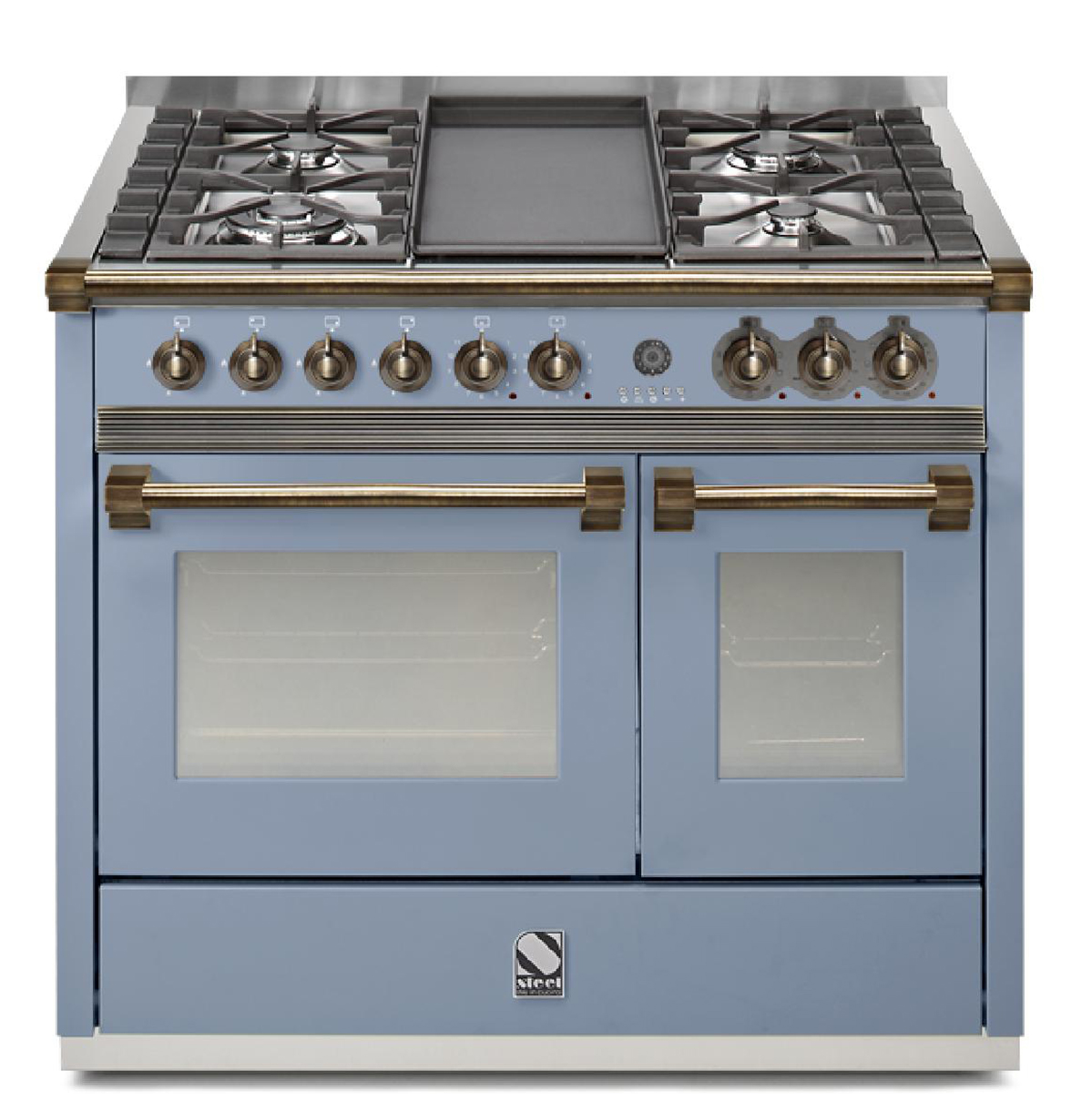 תנור אפיה משולב דו תאי 100 ס"מ STEEL סדרת ASCOT דגם A10FF
