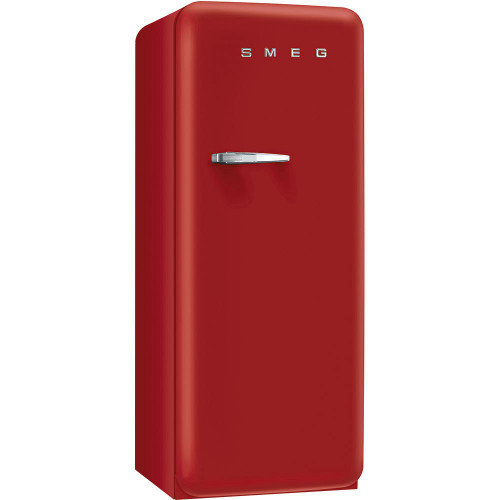 מקרר רטרו דלת אחת צבע אדום קטיפה סמג SMEG דגם: FAB28RRV1
