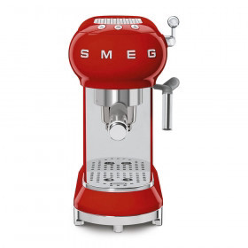 מכונת קפה אספרסו ידנית בעיצוב רטרו SMEG ECF01RDEU אדום