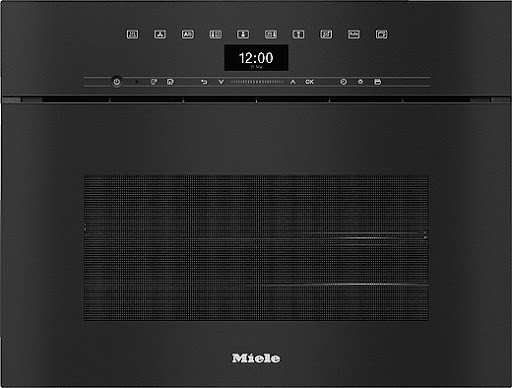 תנור בנוי משולב מיקרו 45 ס"מ מבית MIELE מילה דגם H7440 BMX black