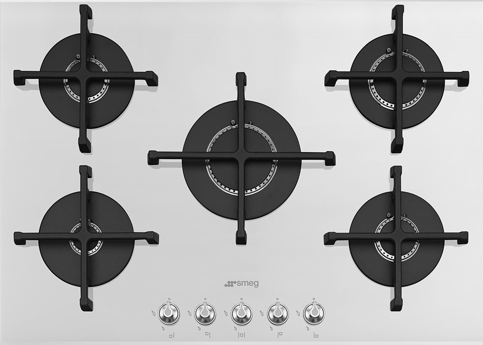 כיריים גז 72 ס"מ זכוכית סמג SMEG דגם PV175B2