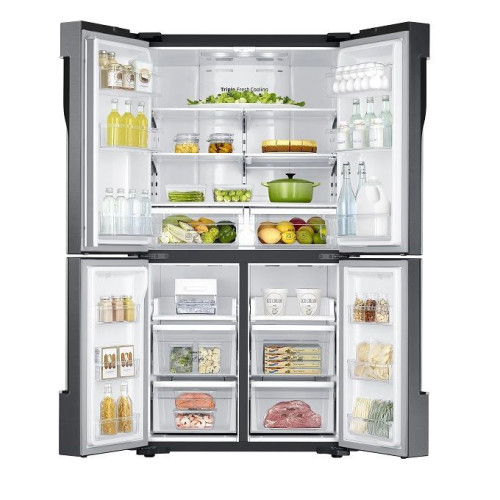 מקרר 4 דלתות מקפיא תחתון סמסונג SAMSUNG דגם: RF60J9001SL