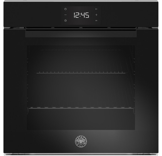 תנור בנוי 60 ס"מ BERTAZZONI פירוליטי F6011MODPLGNE בגימור זכוכית שחורה כולל תוכנית שבת