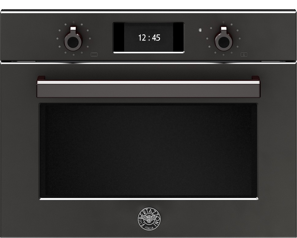 מיקרוגל משולב אפיה BERTAZZONI דגם F457PROMWTN גימור שחור Carbone