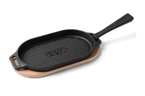 תבנית ברזל יצוק עם פסים Cast Iron Grizzler Pan