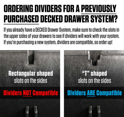 סט של 4 חוצצים DRAWER DIVIDERS רחבים למגירות
