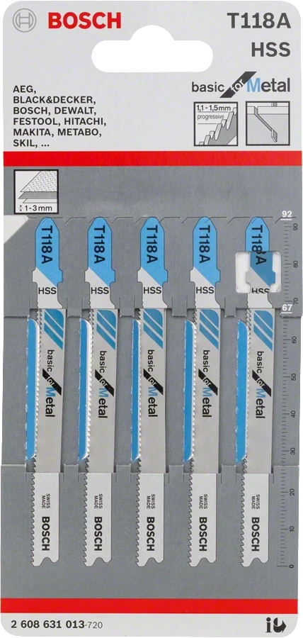 T118A סט להבים מסור אנכי