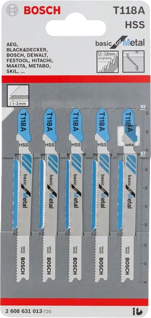 T118A סט להבים מסור אנכי