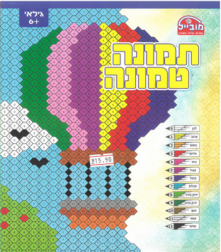 חוברת תמונה טמונה כדור פורח/ דגם 324