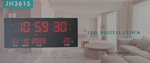 שעוני לד חשמליים