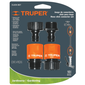 סט מחברים לצינור גינה TRUPER 