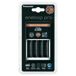 מטען מהיר+4 סוללות 2500 PANASONIC eneloop AA