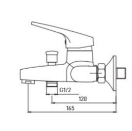 ברז אמבטיה Aquila Marina 6703A אקווילה