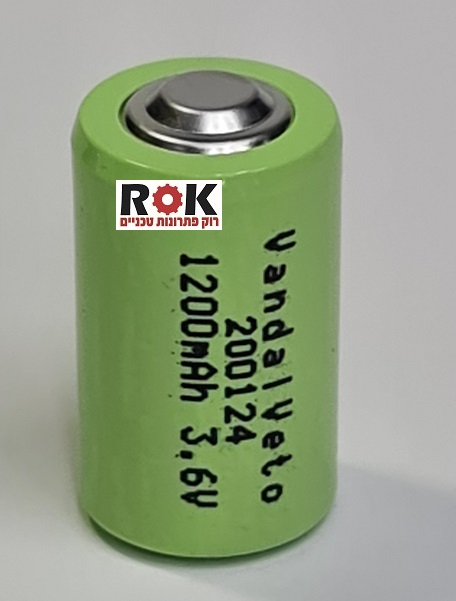   סוללה ליתיום 1/2AA 3.6V 1200MA 