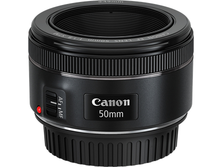 עדשה  CANON EF 50mm f/1.8 STM -קרט