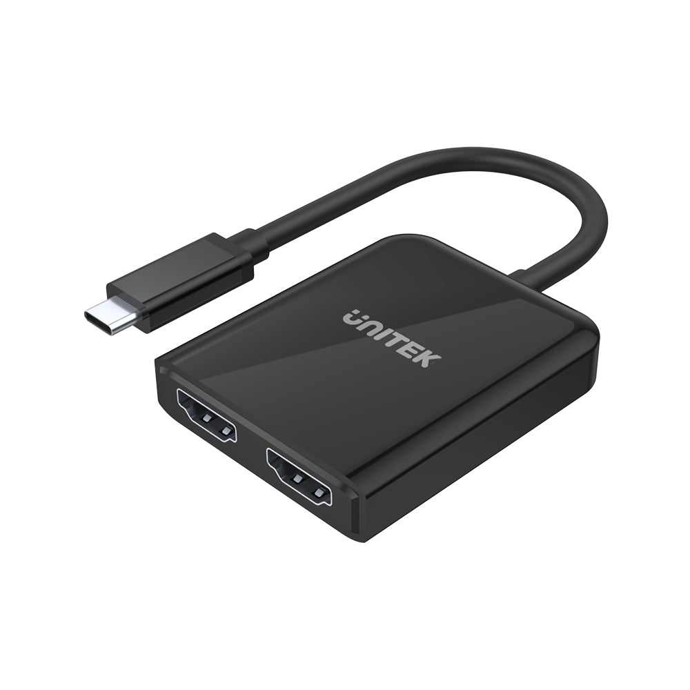 מתאם 4K 60Hz Type-C לחיבור HDMI 2.0 מתאם עם צג כפול V1408A