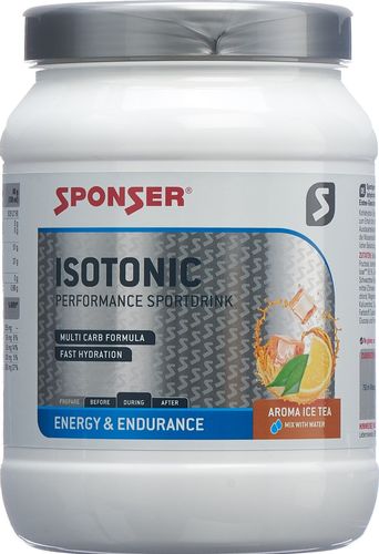 Sponser isotonic aroma ice tea 1000 g|משקה איזוטון בטעם אייס טי