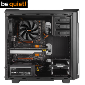 מארז be quiet! Silent Base 600 Orange, חלון צד שקוף