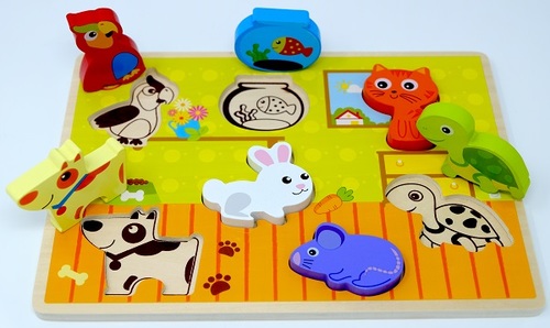 פאזל תלת מימד חיות מחמד PIT TOYS