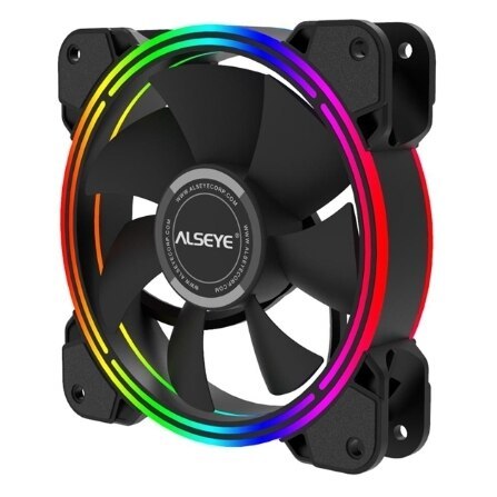 MAX120 מאוורר יח3 KIT ALSEYE HALO 4.0 120A UTO RGB