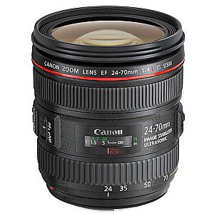 עדשת זום   Canon EF 24-70mm f/4.0L IS USM קרט במלאי