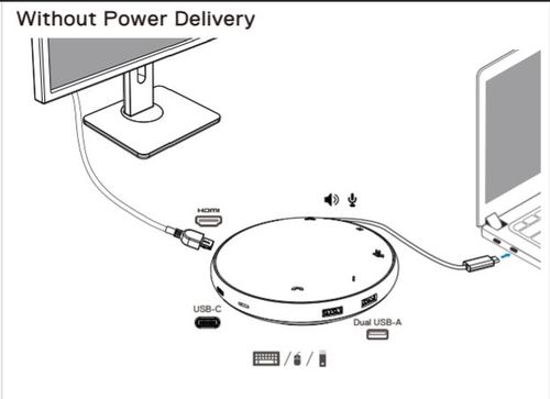 רמקול נייד Dell Mobile Adapter Speakerphone- MH3021P