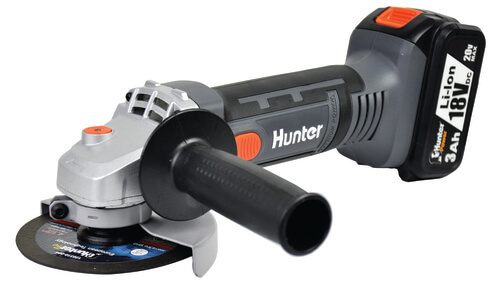 סט 18V אימפקט + משחזת זווית + פטישון  HUNTER