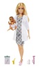 בובת ברבי רופאה עם בובת תינוק ו- 6 אביזרים מסדרת המקצועות